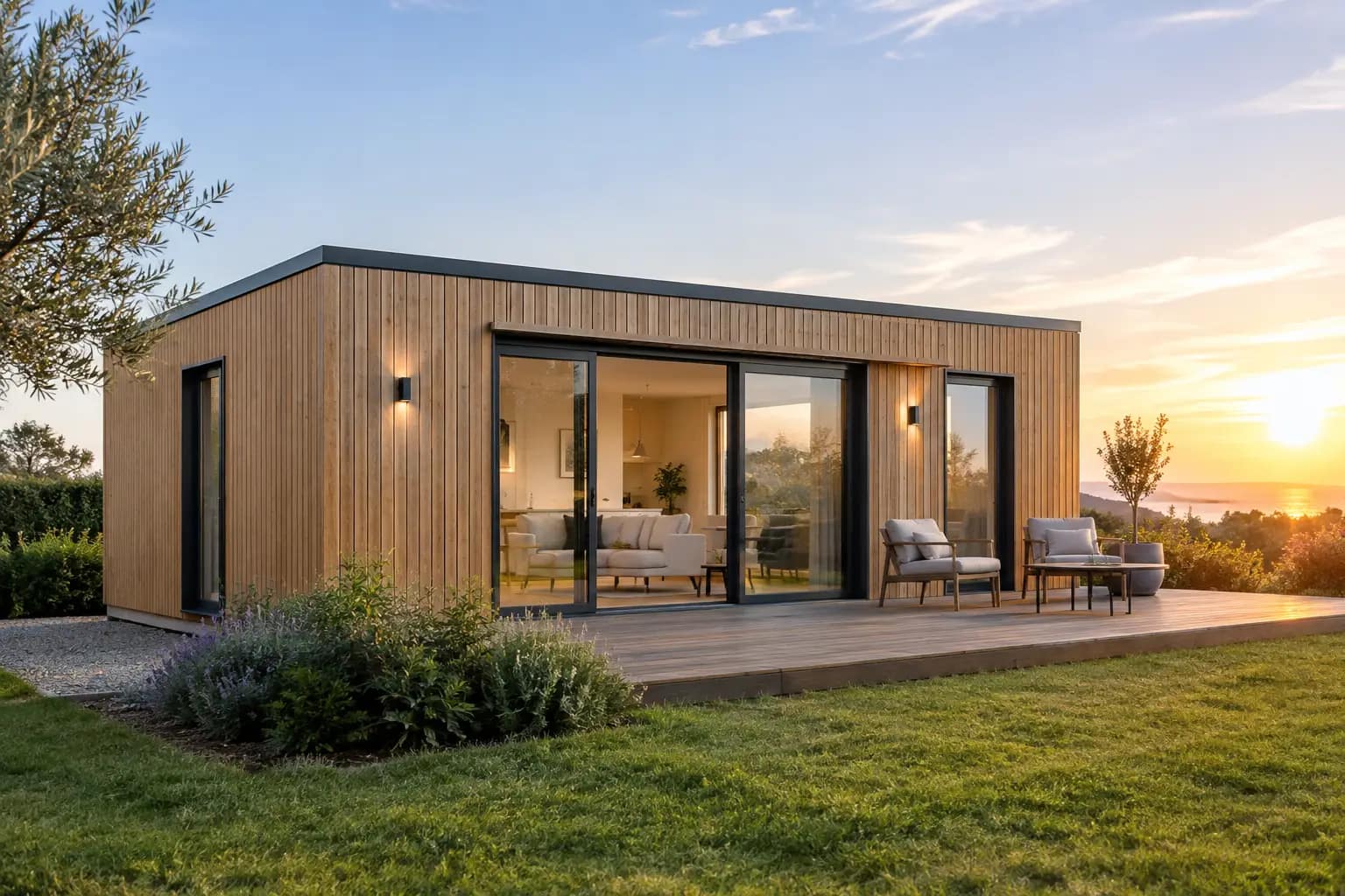 Optimiser l’orientation d’une maisonnette habitable