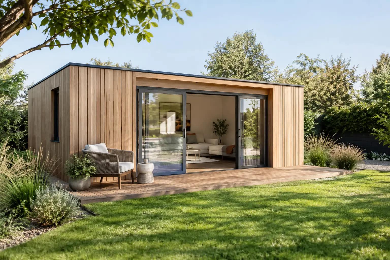 Solutions d’intimité pour un logement de jardin